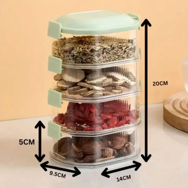 Stackable multi-layer spice box (5 pieces)