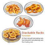 Stackable Stainless Steel Air Fryer Rack Set (3 Pieces)