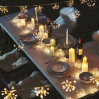 Copper Starburst Fairy String Lights Indoor Outdoor