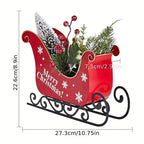 Christmas Sleigh-Centerpiece Aurora – Festive Table Decoration with Star Light