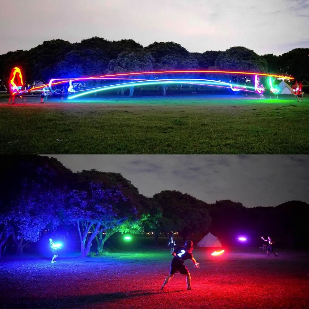 LED Light-up Frisbee for Night Games & Outdoor Fun