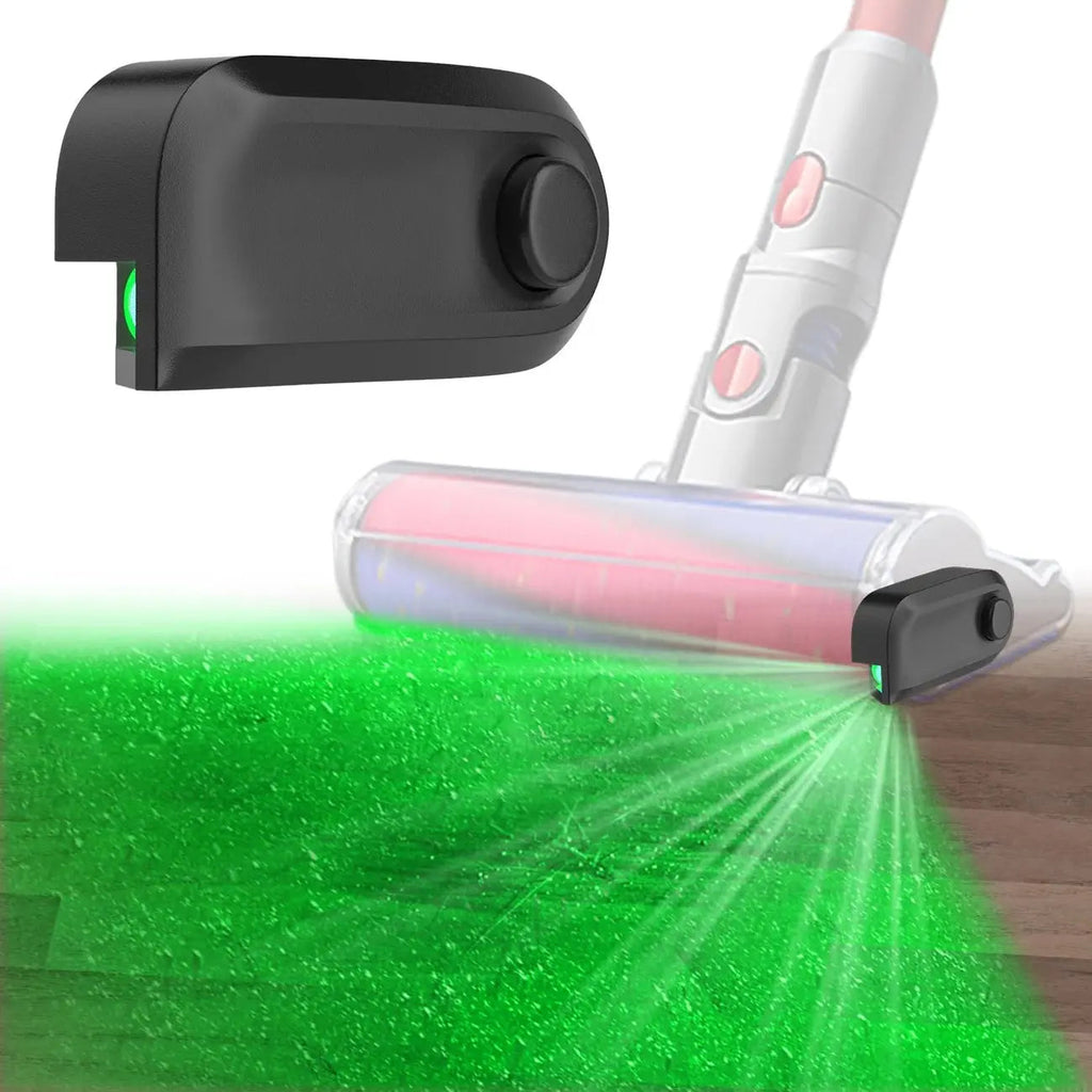 Dust indicator lamp for spotless cleaning