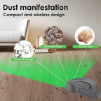 Dust indicator lamp for spotless cleaning