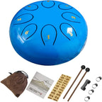 Steel Tongue Drum Handpan Percussion Meditation Instrument