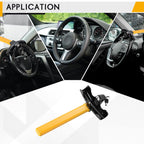 Universal Steering Wheel Lock with Adjustable Fit for Cars, Trucks and SUVs