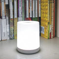 Dimmable LED table lamp with USB connection for flexible light