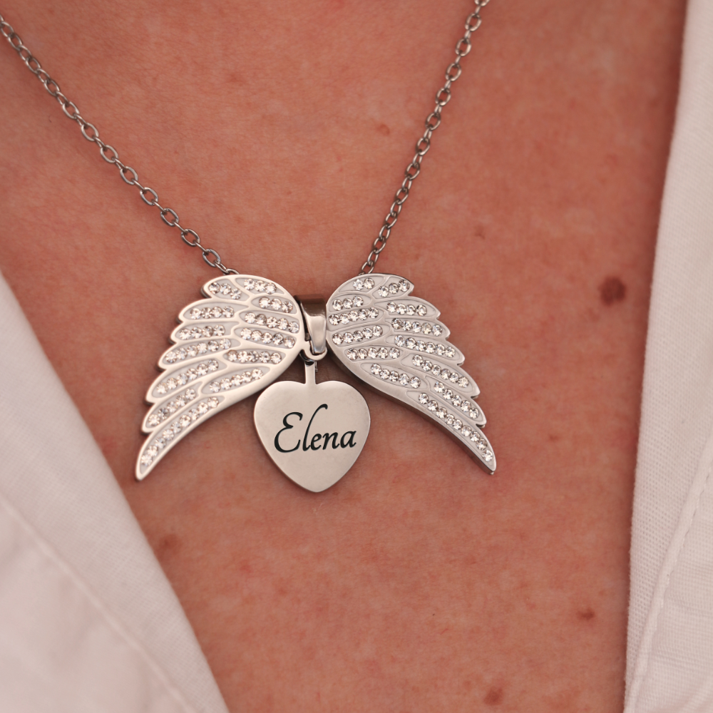 Engelenhart Necklace – Refined Jewelry with Engraving in Gold or Silver