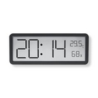 Digital LED Wall Clock – Large Display with Temperature and Humidity