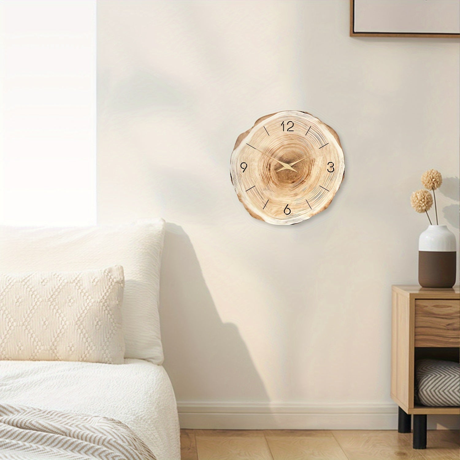 Stylish Modern Wooden Wall Clock