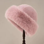 Stylish Winter Hat with Fur Lining