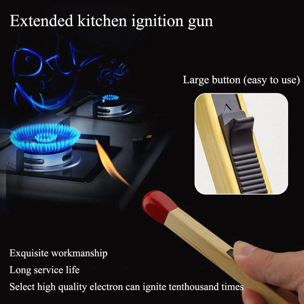 Stylish Refillable Butane Lighter in Matchstick Design