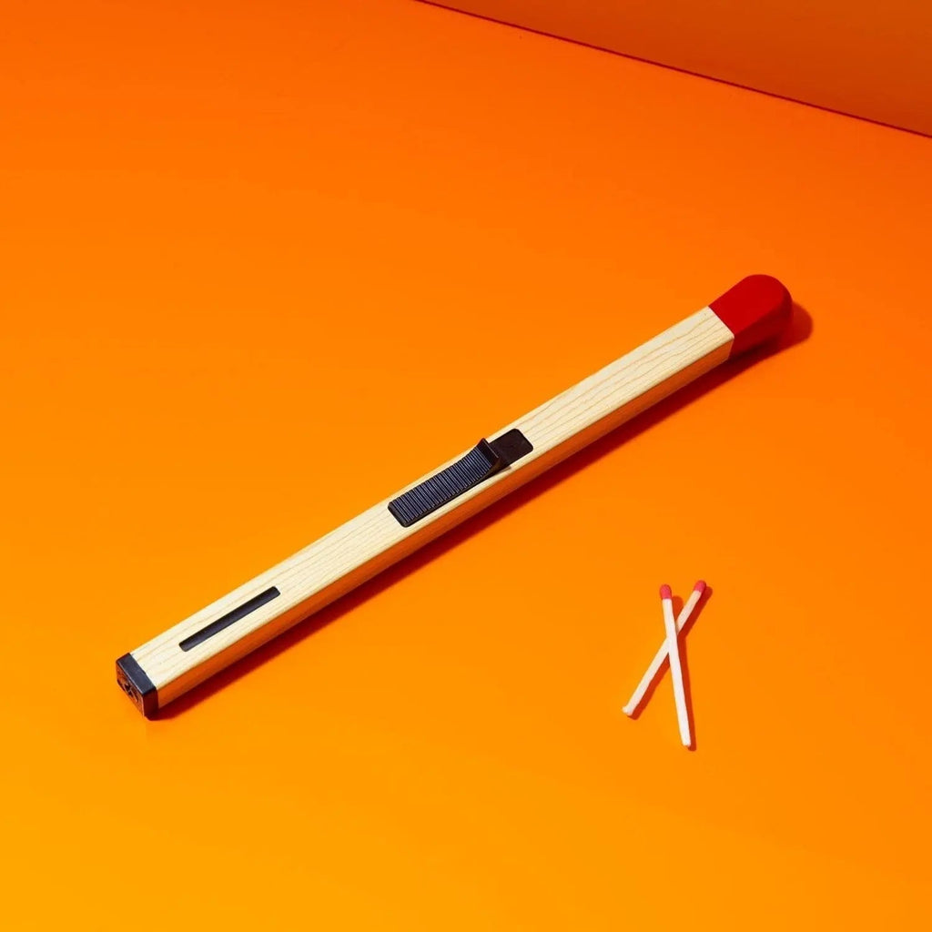 Stylish Refillable Butane Lighter in Matchstick Design