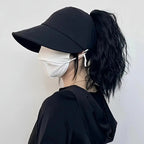 Beach hat with wide brim – Airy, foldable, sun safe