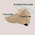 Beach hat with wide brim – Airy, foldable, sun safe