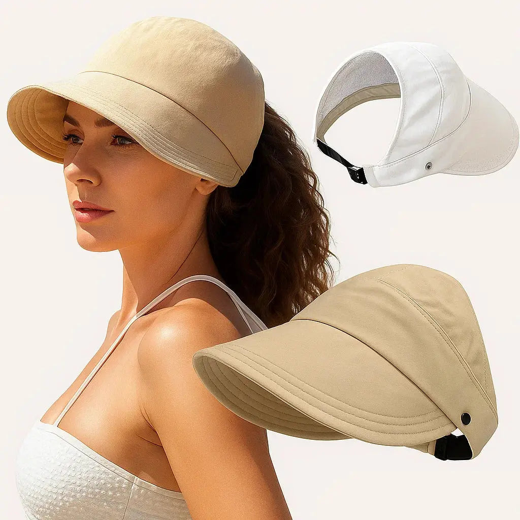 Beach hat with wide brim – Airy, foldable, sun safe