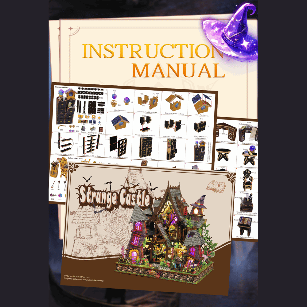 Strange Castle DIY Mini House Kit l DIY Miniature Kit