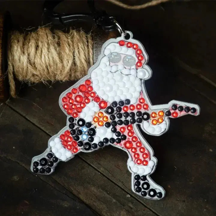 Strass Ornament Keychain Set