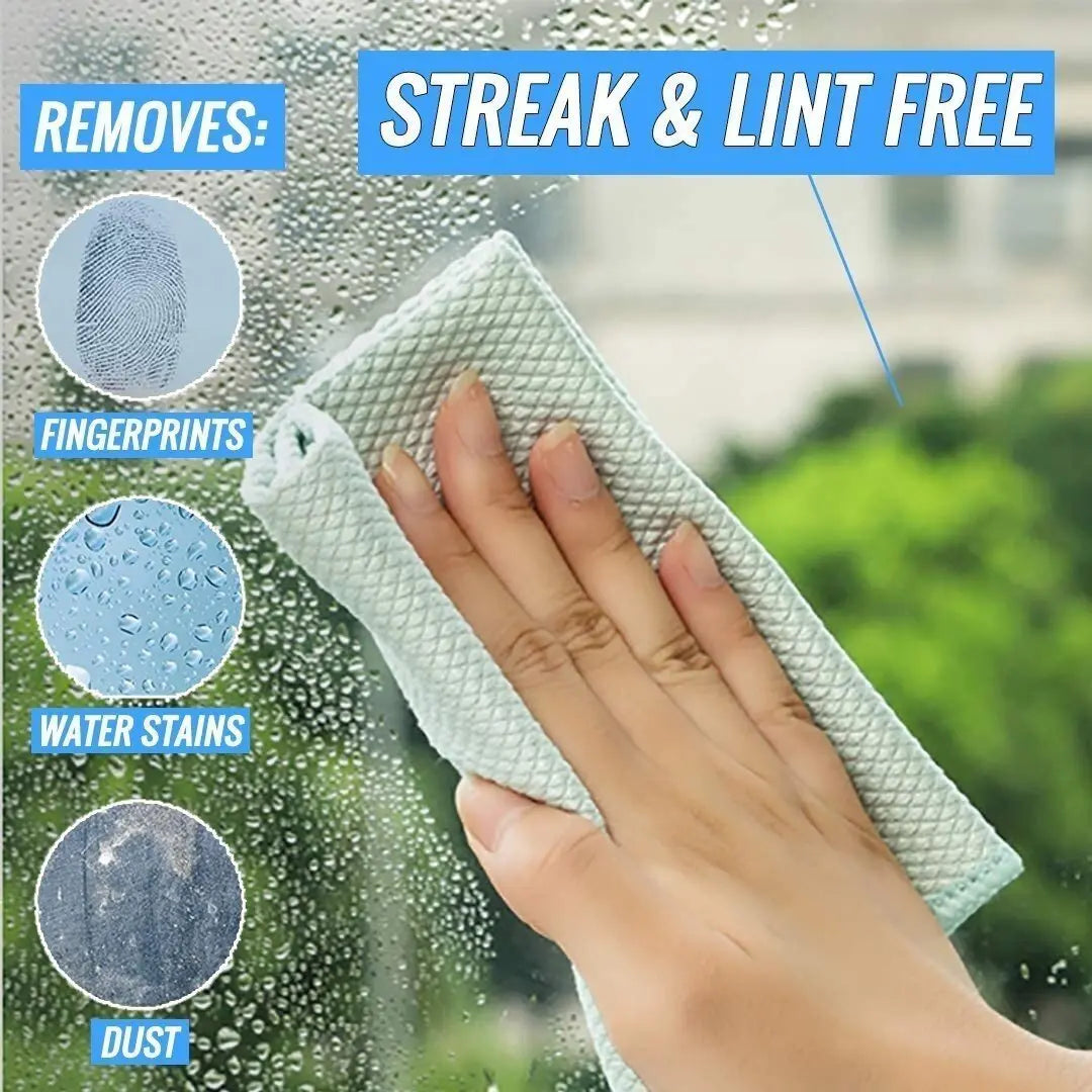 Stripe-free Reusable Cleaning Cloths – Effortless & Chemical-free