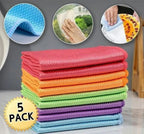 Stripe-free Reusable Cleaning Cloths – Effortless & Chemical-free