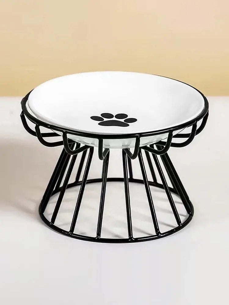 Stress-free and healthy ergonomic cat bowl – Set of stand and bowl