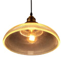 Vintage-inspired glass pendant lamp for a warm and stylish atmosphere