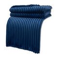 CosyLoom Plaid | Soft Ribbed Fleece Blanket | Breathable & Fluffy | For All Seasons