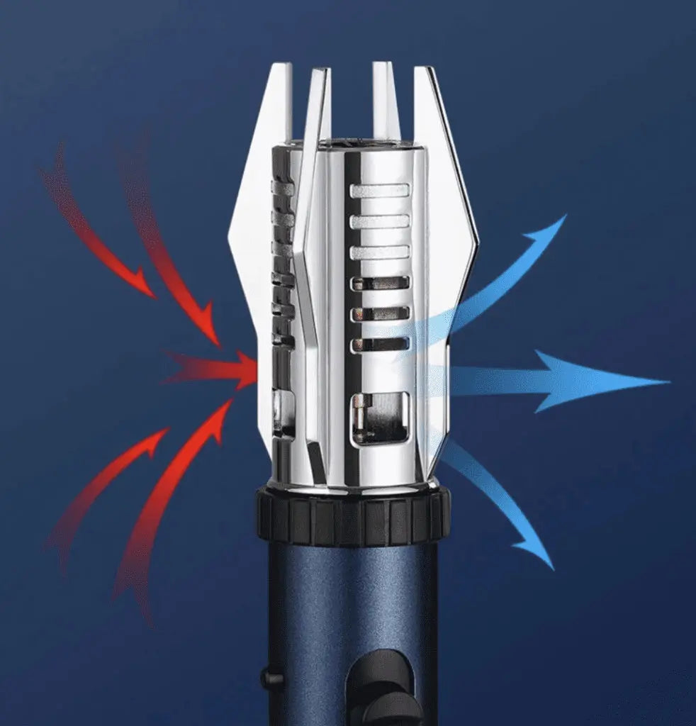 Storm lighter with adjustable jet flame for any weather