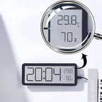 Digital LED Wall Clock with Temperature and Humidity