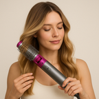 5 in 1 Hair Styler with Advanced Heating Technology – Straightener, Curling Iron, Smoothing Brush, Volume Brush