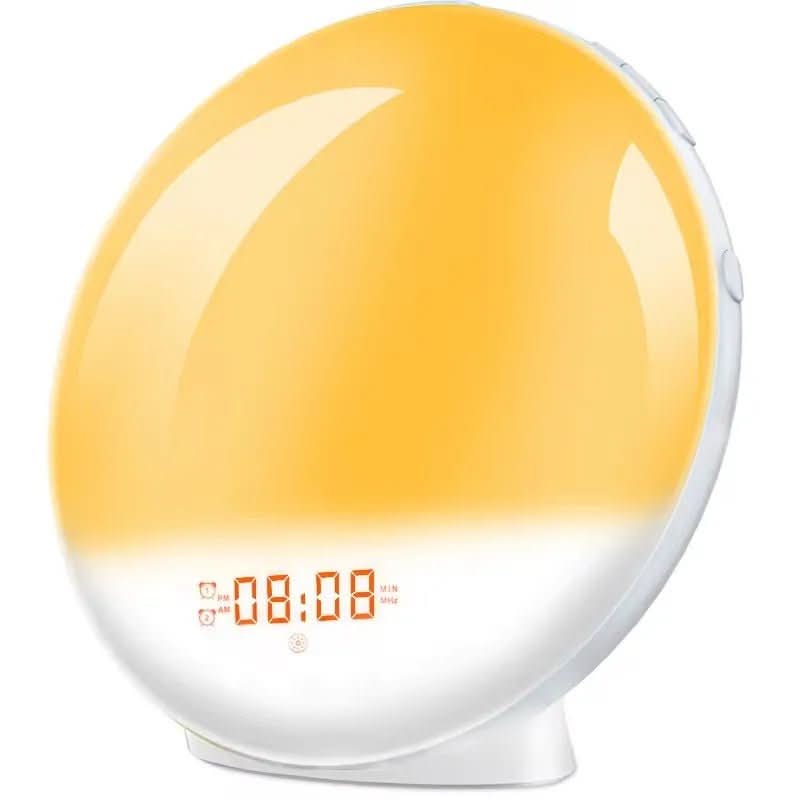 Alarm clock with sunrise simulation & nature sounds