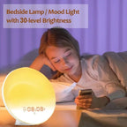 Alarm clock with sunrise simulation & nature sounds