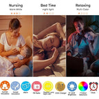 Alarm clock with sunrise simulation & nature sounds