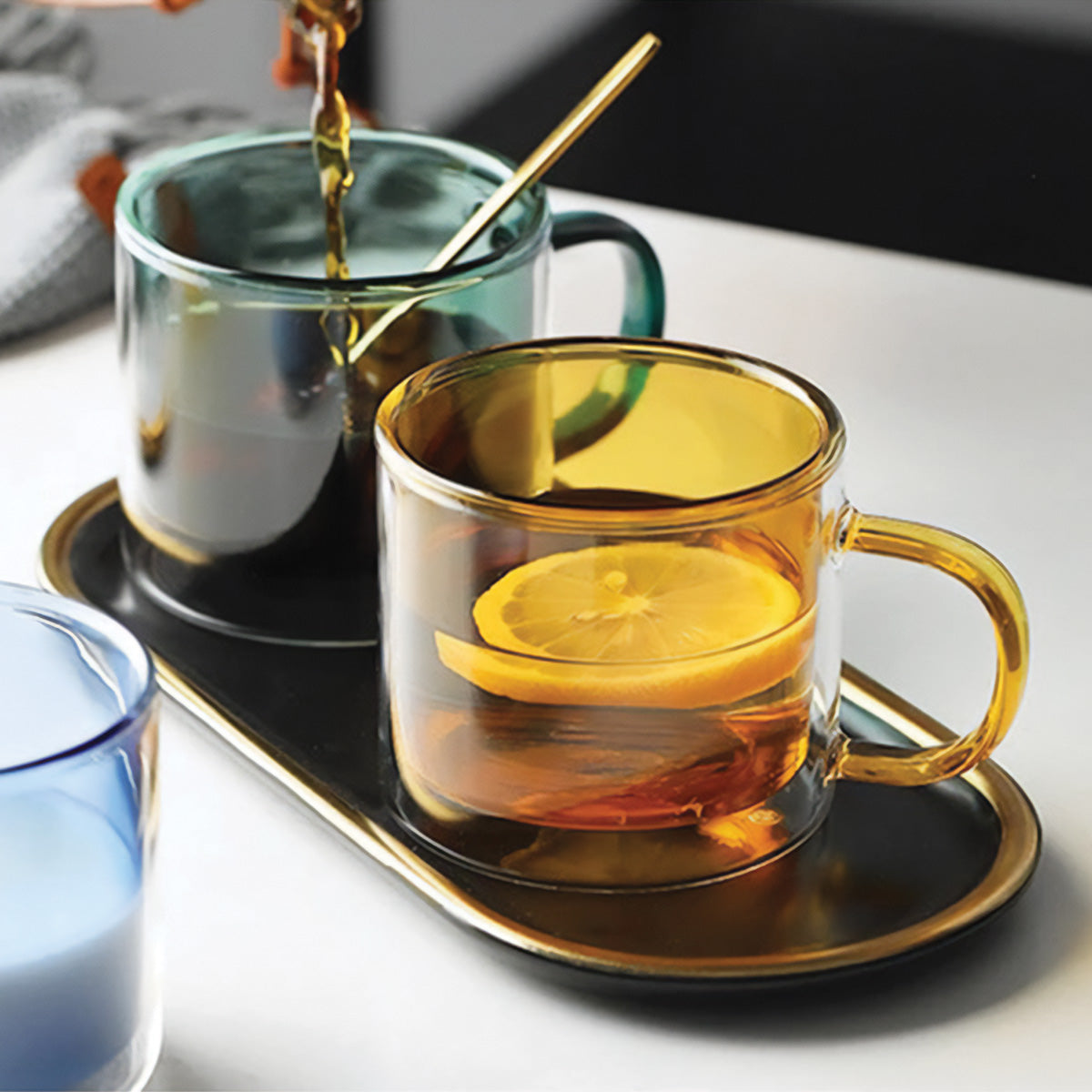 DoublyMug | Tinted glass mug for hot beverages