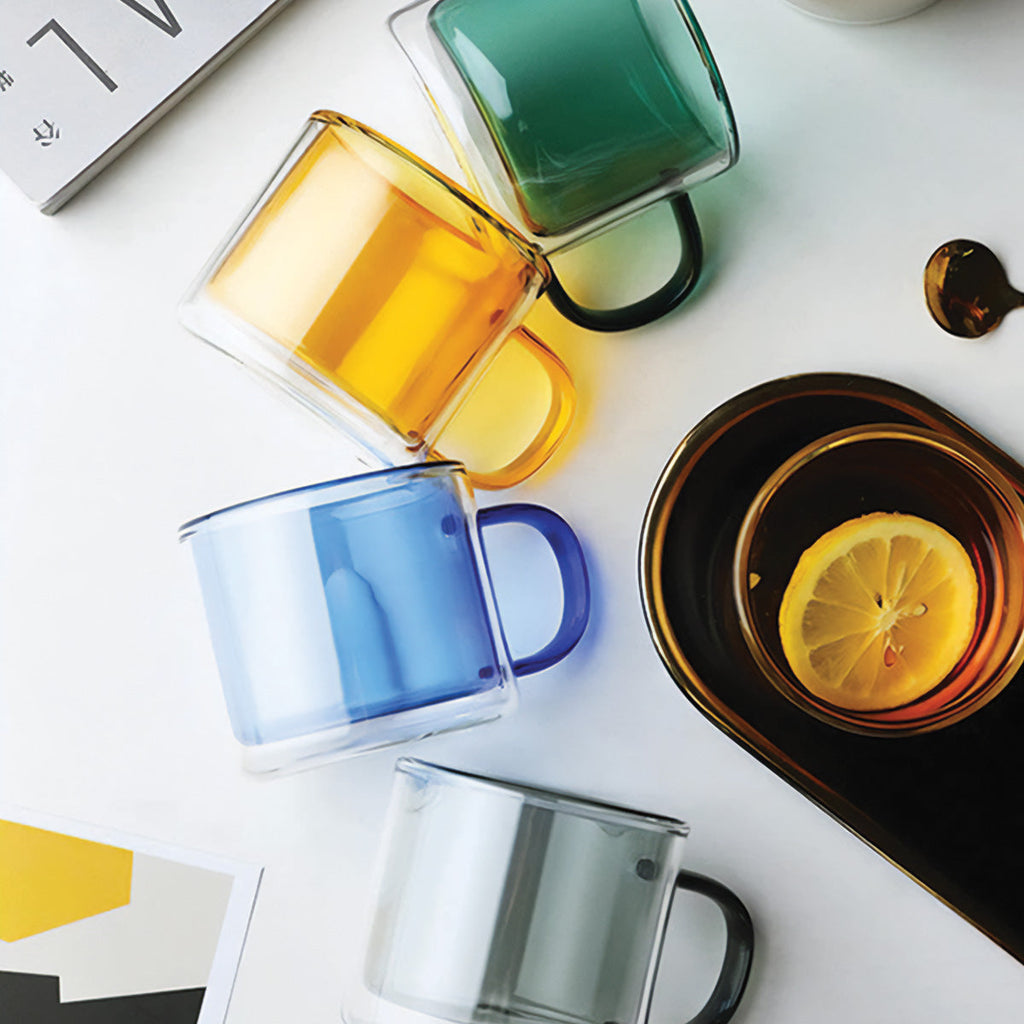 DoublyMug | Tinted glass mug for hot beverages