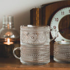 Sunflower - Golden Lines Embossed Teacup