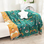 Sunset Forest Cotton Blanket