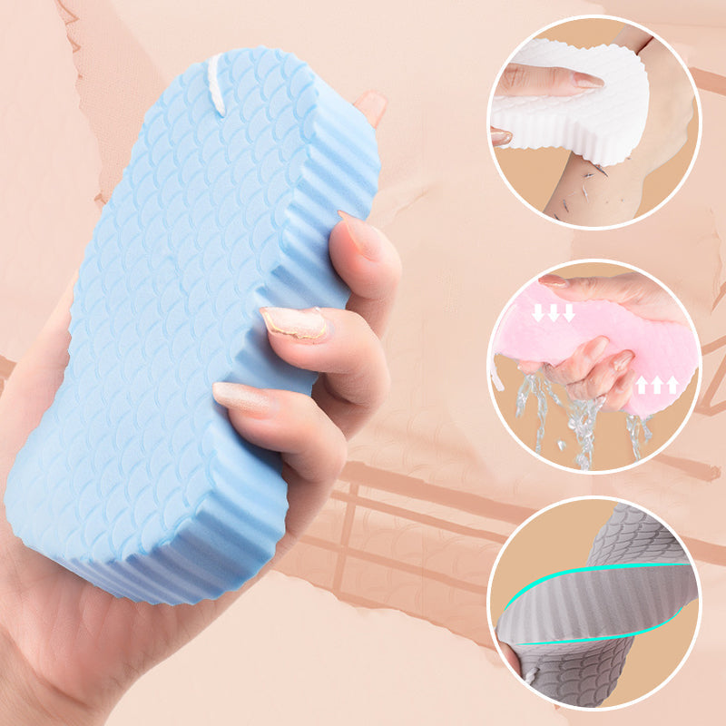 Super soft exfoliating bath sponge