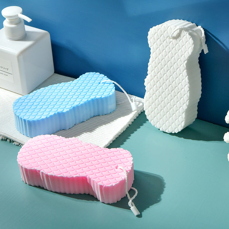 Super soft exfoliating bath sponge
