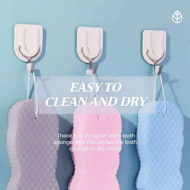 Super soft exfoliating bath sponge