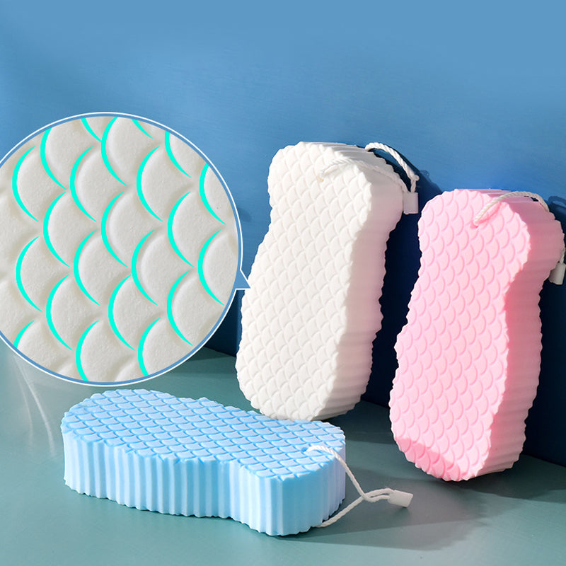 Super soft exfoliating bath sponge