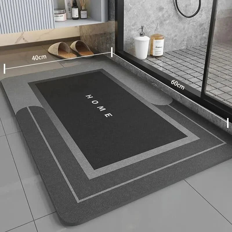 Super Absorbent Bathroom Mat 40×60 cm, Non-Slip & Comfortable