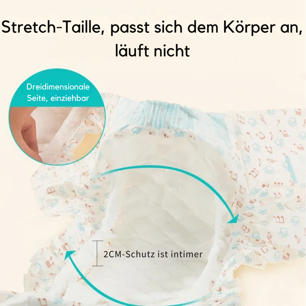 Highly absorbent disposable diapers for dogs