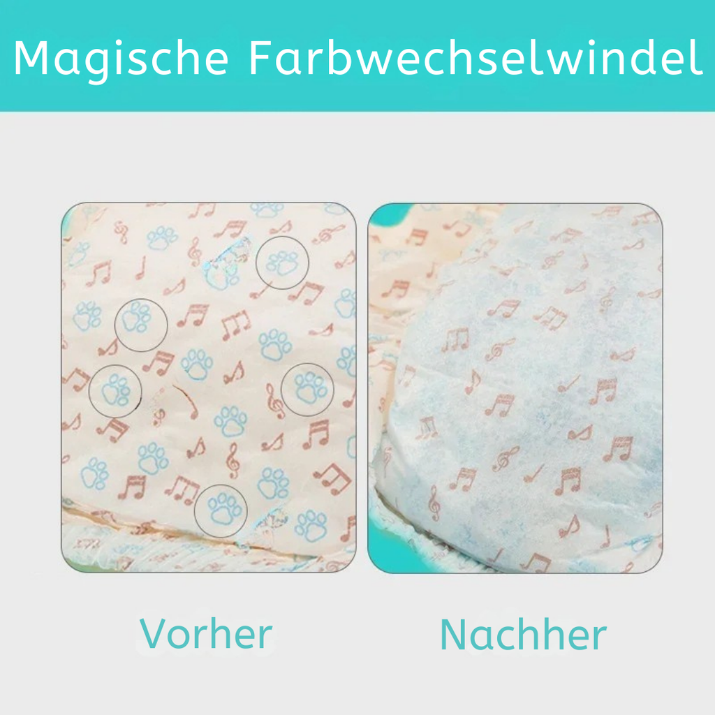 Highly absorbent disposable diapers for dogs