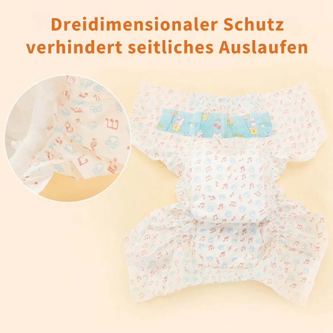 Highly absorbent disposable diapers for dogs