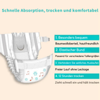 Highly absorbent disposable diapers for dogs