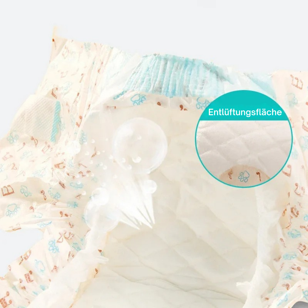 Highly absorbent disposable diapers for dogs
