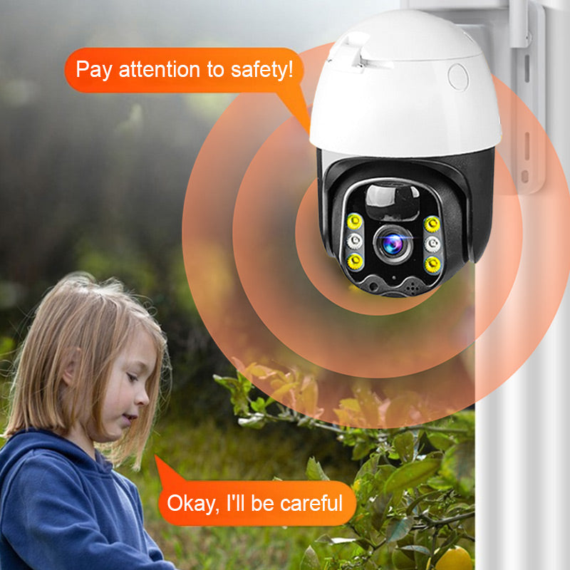 Smart wireless surveillance camera powered