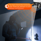 Smart wireless surveillance camera powered