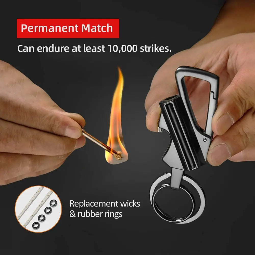Survival Fire Starter with Bottle Opener – Robust Matches for On the Go