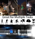 Survival LED flashlight with emergency power function – Safe through any situation